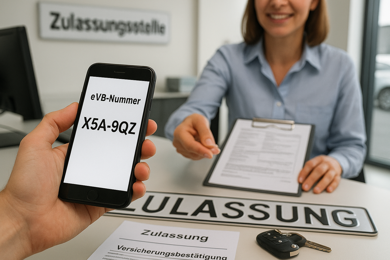 Sofort eVB Nummer trotz Schufa